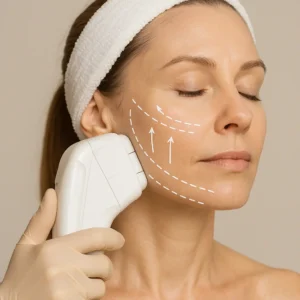 Woman having HI-FU to reduce wrinkles call LA LIPO Avonmouth Now!
