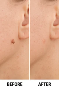 Skin tags removal Avonmouth before and after
