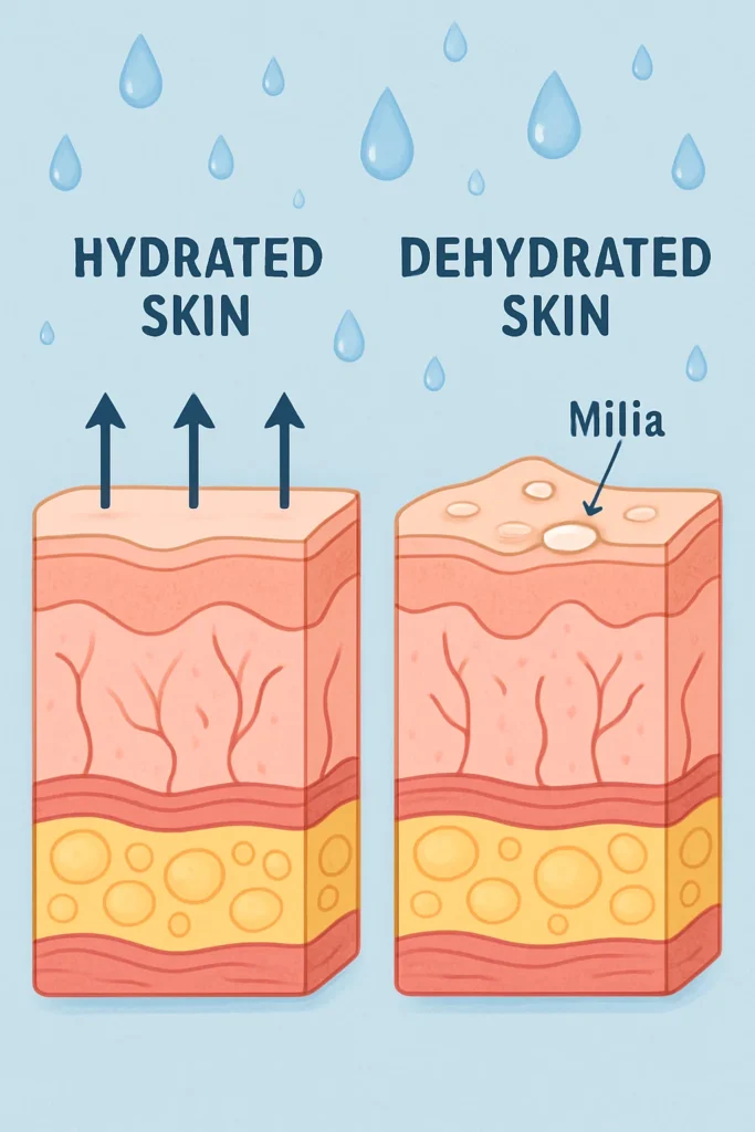 The importance of hydration and milia production Avonmouth