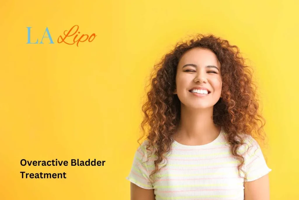 woman smiling about overactive bladder treatment Avonmouth solutions
